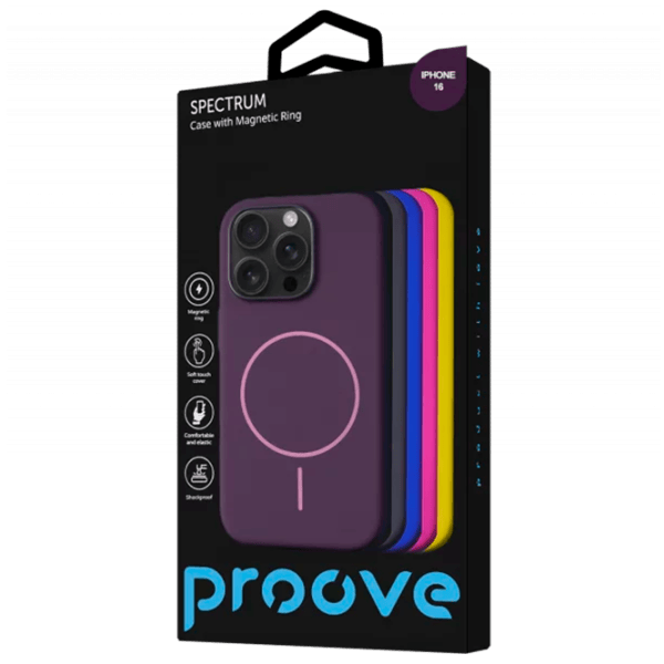 Husă pentru smartphone Apple iPhone 17 Pro Max Proove / MagSafe Back / TPU / Gray photo 4