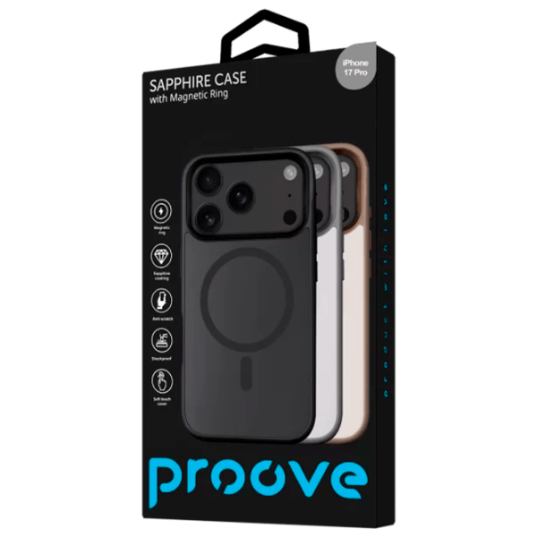 Husă pentru smartphone Apple iPhone 17 Pro Proove / MagSafe Back / TPU / Black photo 3