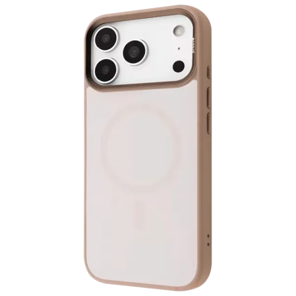 Husă pentru smartphone Apple iPhone 17 Pro Max Proove / MagSafe Back / TPU / Desert Titanium photo 1