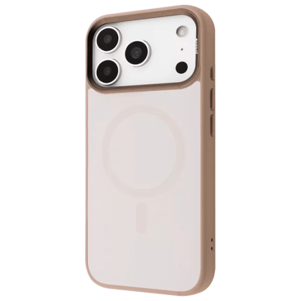 Husă pentru smartphone Apple iPhone 17 Pro Max Proove / MagSafe Back / TPU / Desert Titanium photo 1