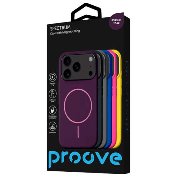 Husă pentru smartphone Apple iPhone Air Proove / MagSafe Back / TPU / Purple photo 3