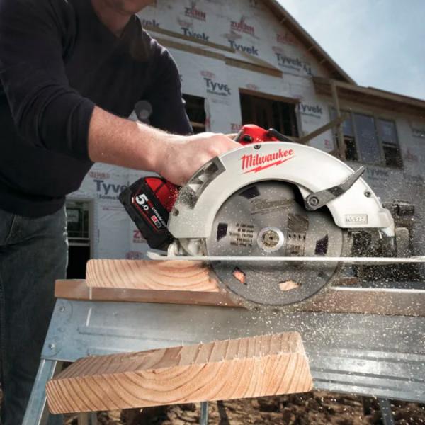 Дисковая пила Milwaukee M18BLCS66-502X 190 мм / Красный photo 4