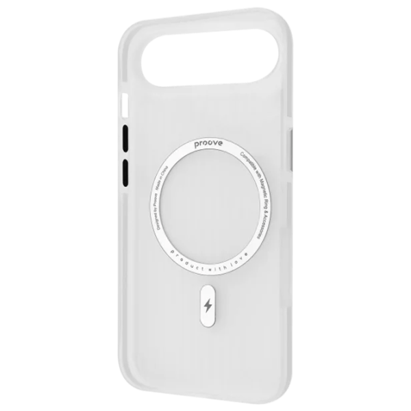 Husă pentru smartphone Apple iPhone Air Proove / MagSafe Back / TPU / White Transparent photo 2