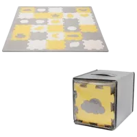 Covoraş pentru joc KinderKraft Luno Sharpes (KPLUSH00YEL0000) 1+/ Pătrat/ Yellow photo 5
