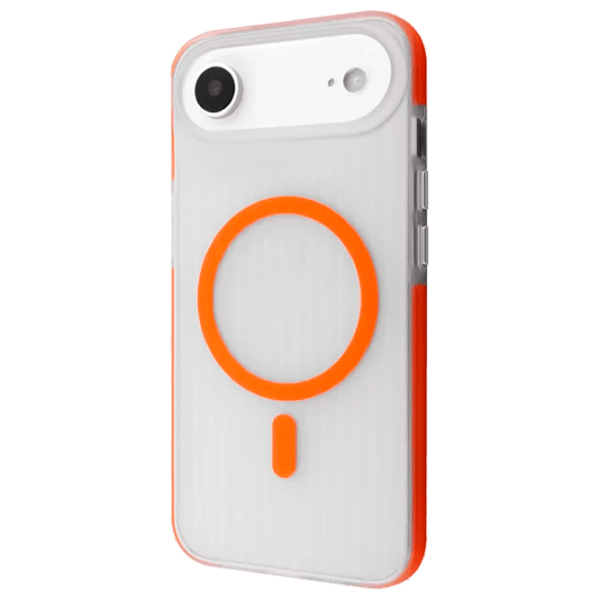 Husă pentru smartphone Apple iPhone Air Proove / MagSafe Back / TPU / Orange Transparent photo 1