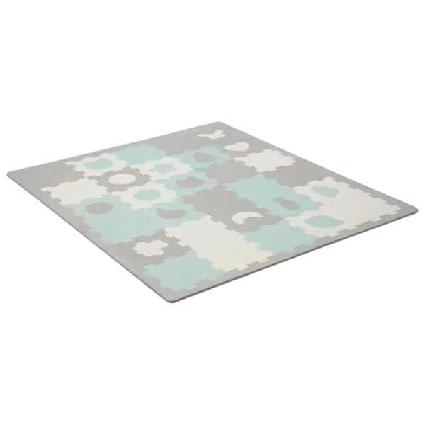 Covoraş pentru joc KinderKraft Luno Sharpes (KPLUSH00MIN0000) 0+/ Pătrat/ Mint photo 1