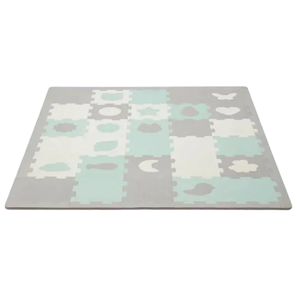Covoraş pentru joc KinderKraft Luno Sharpes (KPLUSH00MIN0000) 0+/ Pătrat/ Mint photo 2