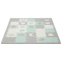 Covoraş pentru joc KinderKraft Luno Sharpes (KPLUSH00MIN0000) 0+/ Pătrat/ Mint photo 2