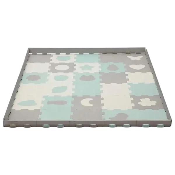 Covoraş pentru joc KinderKraft Luno Sharpes (KPLUSH00MIN0000) 0+/ Pătrat/ Mint photo 3