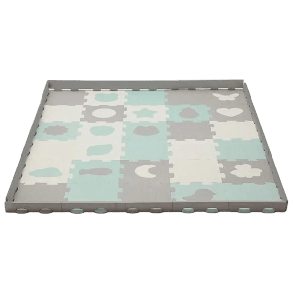 Covoraş pentru joc KinderKraft Luno Sharpes (KPLUSH00MIN0000) 0+/ Pătrat/ Mint photo 3