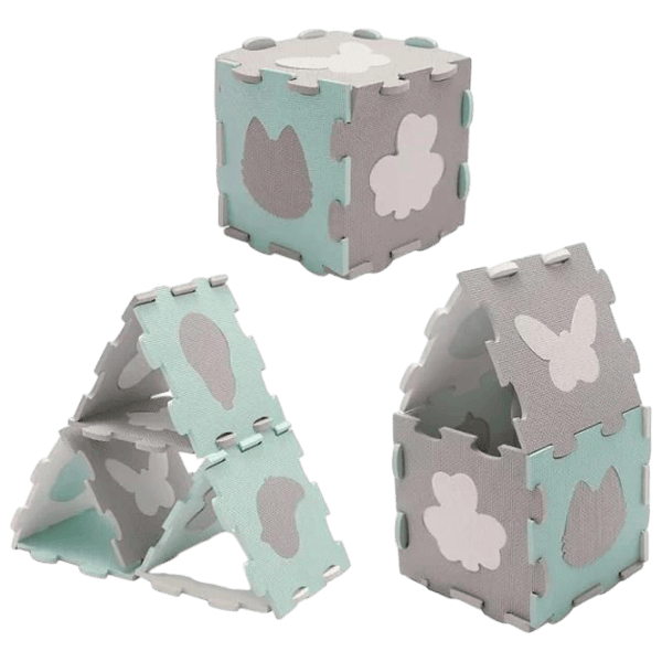 Covoraş pentru joc KinderKraft Luno Sharpes (KPLUSH00MIN0000) 0+/ Pătrat/ Mint photo 4