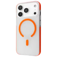 Husă pentru smartphone Apple iPhone 17 Pro Max Proove / MagSafe Back / TPU / Orange Transparent