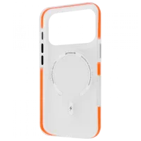 Husă pentru smartphone Apple iPhone 17 Pro Max Proove / MagSafe Back / TPU / Orange Transparent photo 2