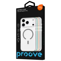 Husă pentru smartphone Apple iPhone 17 Pro Max Proove / MagSafe Back / TPU / Orange Transparent photo 3
