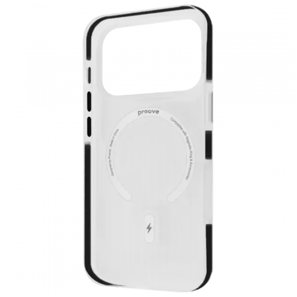 Husă pentru smartphone Apple iPhone 17 Pro Max Proove / MagSafe Back / TPU / Black Transparent photo 2