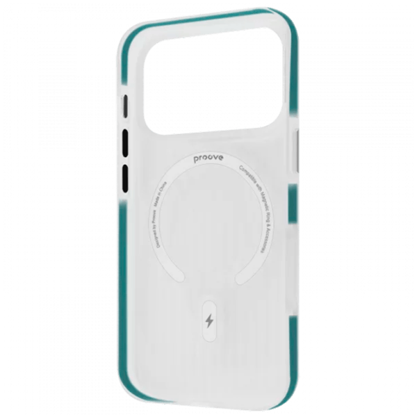 Husă pentru smartphone Apple iPhone 17 Pro Max Proove / MagSafe Back / TPU / Mint Transparent photo 2