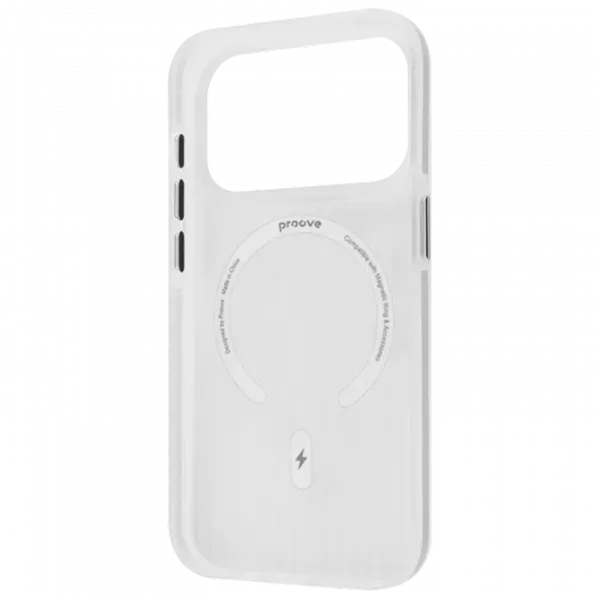 Чехол для смартфона Apple iPhone 17 Pro Max Proove / MagSafe Back / ТПУ / White Прозрачный photo 2