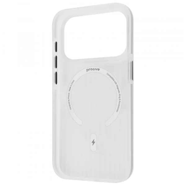 Чехол для смартфона Apple iPhone 17 Pro Max Proove / MagSafe Back / ТПУ / White Прозрачный photo 2