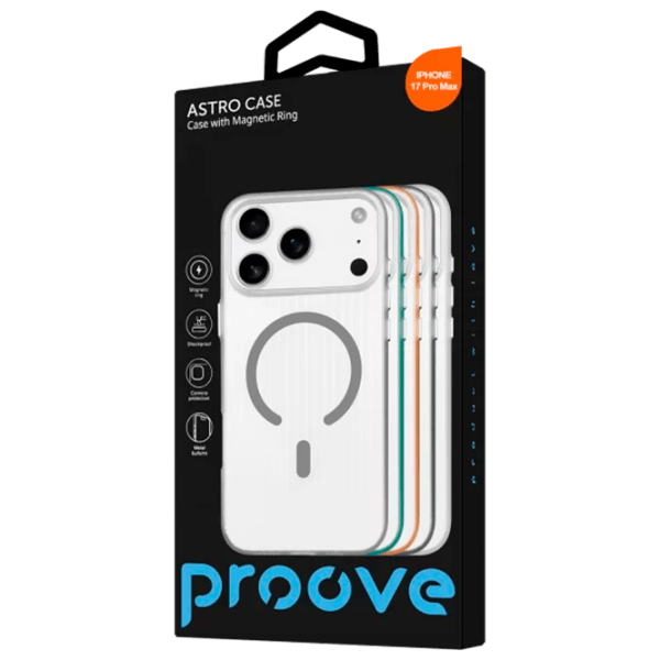 Чехол для смартфона Apple iPhone 17 Pro Max Proove / MagSafe Back / ТПУ / White Прозрачный photo 3