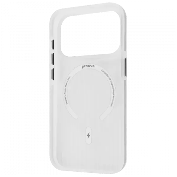 Husă pentru smartphone Apple iPhone 17 Pro Proove / MagSafe Back / TPU / White Transparent photo 2