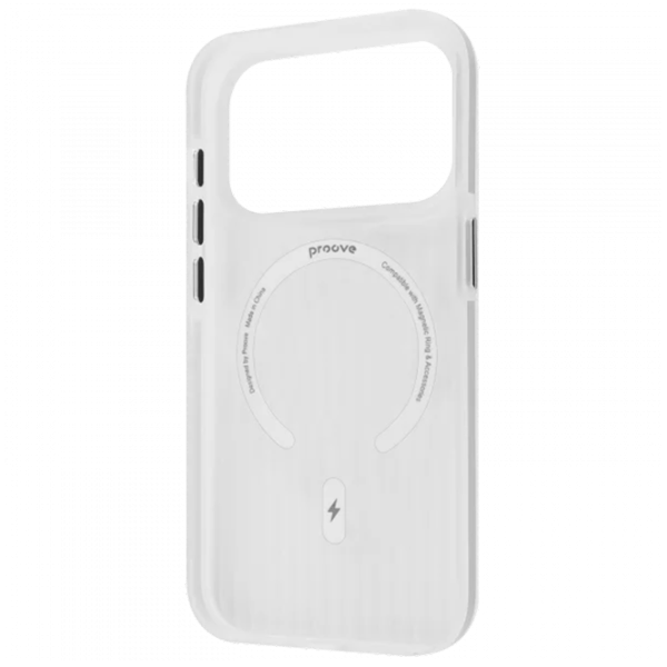 Husă pentru smartphone Apple iPhone 17 Pro Proove / MagSafe Back / TPU / White Transparent photo 2