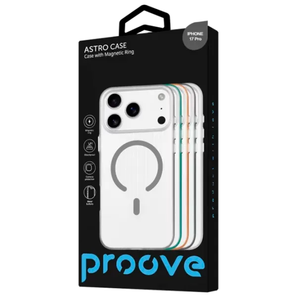 Husă pentru smartphone Apple iPhone 17 Pro Proove / MagSafe Back / TPU / White Transparent photo 3