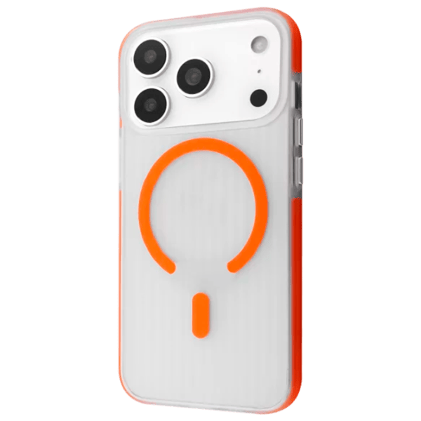 Husă pentru smartphone Apple iPhone 17 Pro Proove / MagSafe Back / TPU / Orange Transparent photo 1