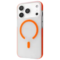 Husă pentru smartphone Apple iPhone 17 Pro Proove / MagSafe Back / TPU / Orange Transparent