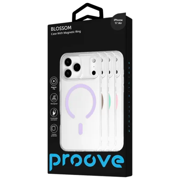 Husă pentru smartphone Apple iPhone Air Proove / MagSafe Back / TPU / Pink Transparent photo 3