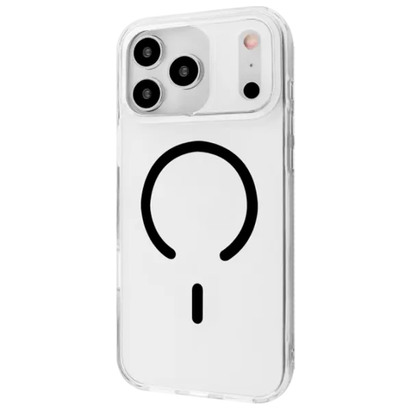 Husă pentru smartphone Apple iPhone 17 Pro Max Proove / MagSafe Back / TPU / Black Transparent photo 1