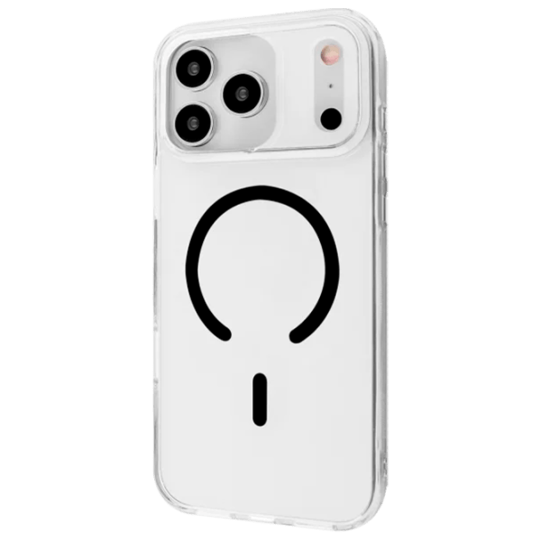 Husă pentru smartphone Apple iPhone 17 Pro Max Proove / MagSafe Back / TPU / Black Transparent photo 1