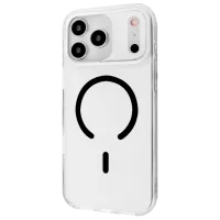 Husă pentru smartphone Apple iPhone 17 Pro Max Proove / MagSafe Back / TPU / Black Transparent