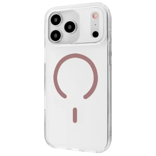 Husă pentru smartphone Apple iPhone 17 Pro Max Proove / MagSafe Back / TPU / Desert Titanium Transparent photo 1