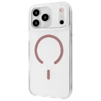 Husă pentru smartphone Apple iPhone 17 Pro Max Proove / MagSafe Back / TPU / Desert Titanium Transparent