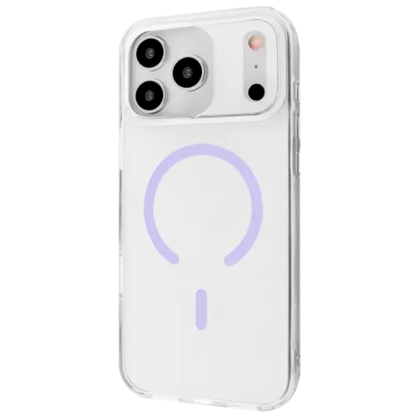 Husă pentru smartphone Apple iPhone 17 Pro Max Proove / MagSafe Back / TPU / Purple Transparent photo 1