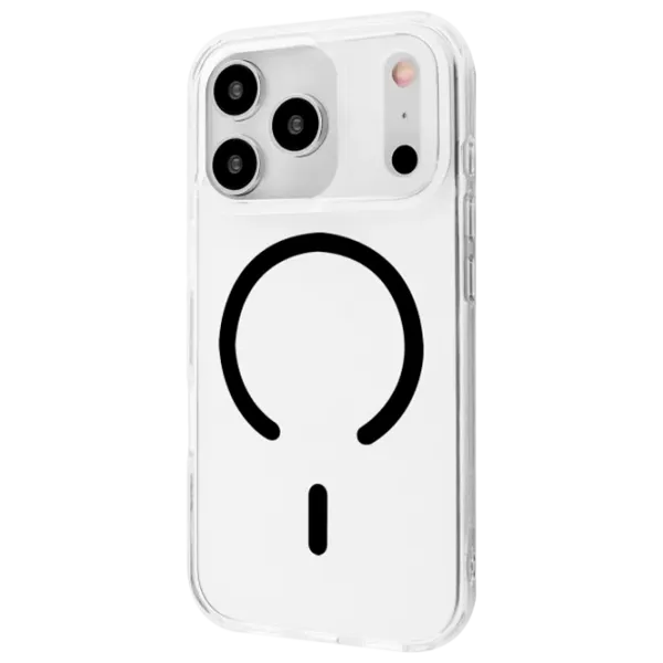 Husă pentru smartphone Apple iPhone 17 Pro Proove / MagSafe Back / TPU / Black Transparent photo 1