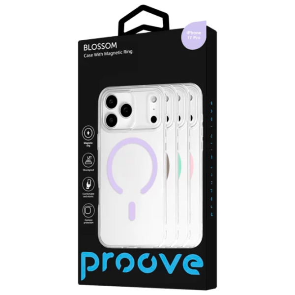 Husă pentru smartphone Apple iPhone 17 Pro Proove / MagSafe Back / TPU / Natural Titanium Transparent photo 3