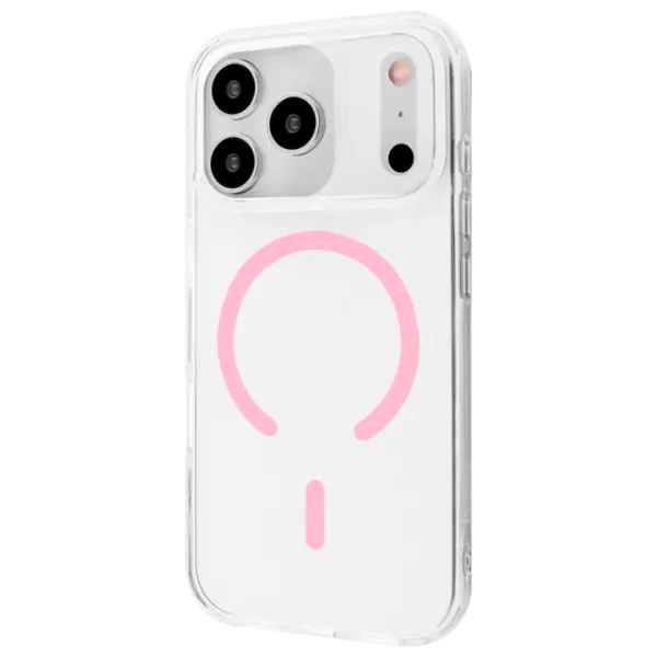 Husă pentru smartphone Apple iPhone 17 Pro Proove / MagSafe Back / TPU / Pink Transparent photo 1