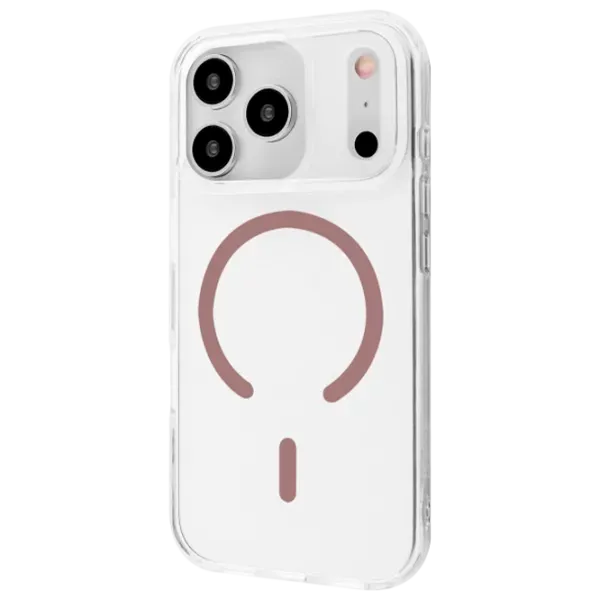 Husă pentru smartphone Apple iPhone 17 Pro Proove / MagSafe Back / TPU / Desert Titanium Transparent photo 1