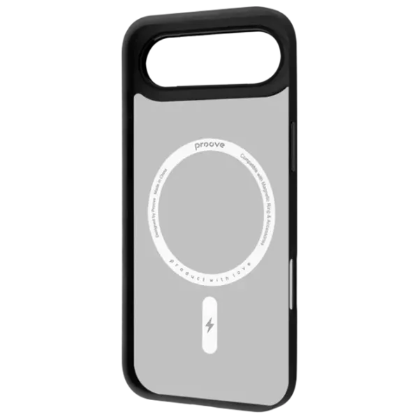 Husă pentru smartphone Apple iPhone Air Proove / MagSafe Back / TPU / Black White photo 2