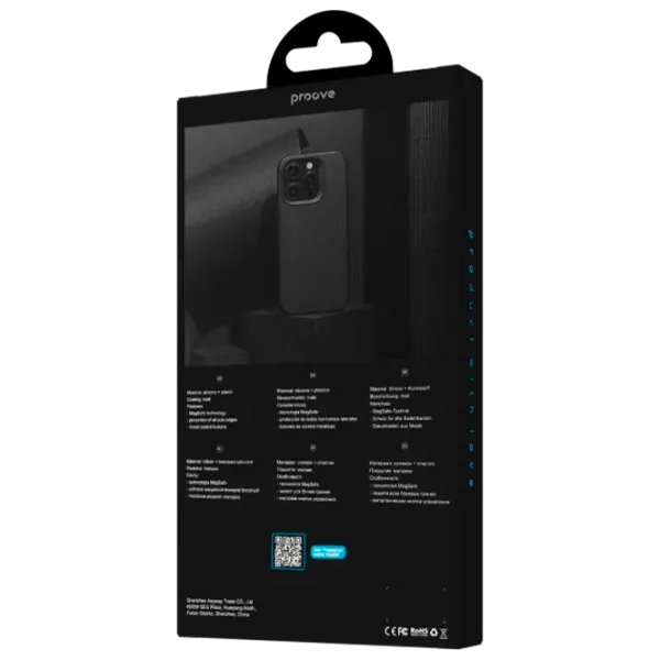 Husă pentru smartphone Apple iPhone Air Proove / MagSafe Back / TPU / Carbon Black photo 4