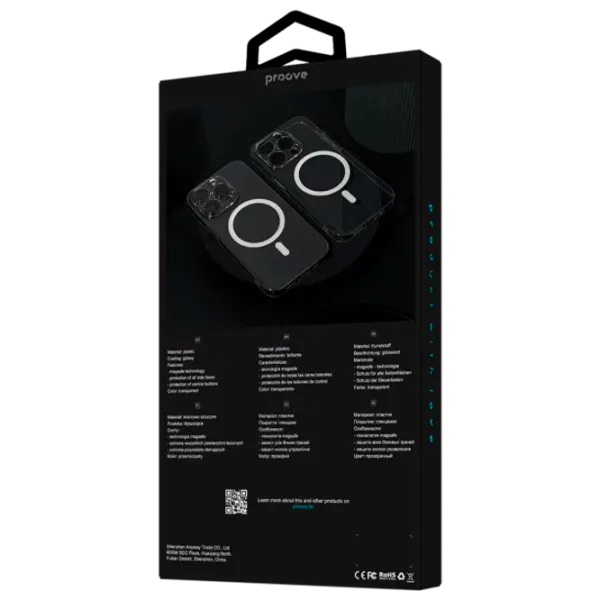 Husă pentru smartphone Apple iPhone 17 Pro Max Proove / Back / TPU / White Transparent photo 4