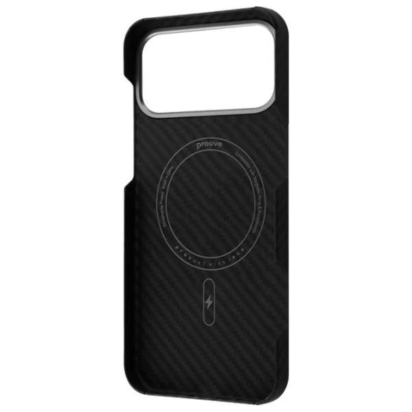 Husă pentru smartphone Apple iPhone 17 Pro Max Proove / MagSafe Back / TPU / Carbon Black photo 2