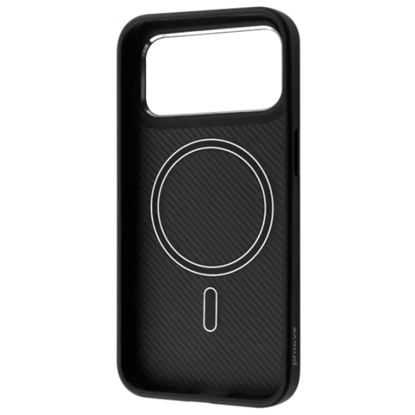 Husă pentru smartphone Apple iPhone 17 Pro Proove / MagSafe Back / TPU / Carbon Black photo 4