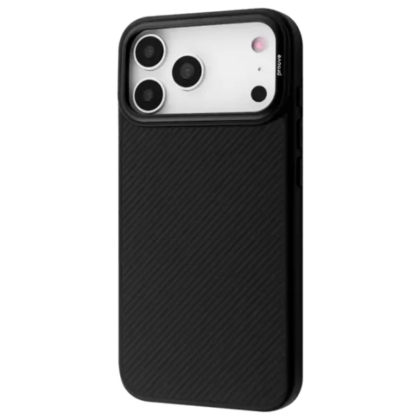 Husă pentru smartphone Apple iPhone 17 Pro Max Proove / MagSafe Back / TPU / Carbon Black photo 1