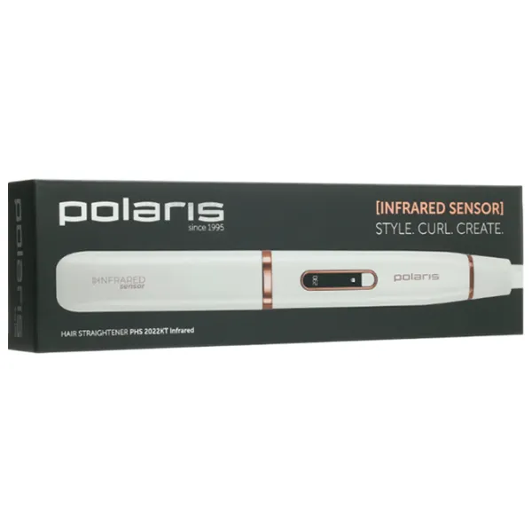 Placă de îndreptat părul Polaris PHS 2022KT 50 W / Rose Gold White photo 6