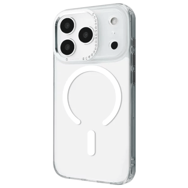 Чехол для смартфона Apple iPhone 17 Pro Max Apple / MagSafe Back / ТПУ / Черный Белый photo 1