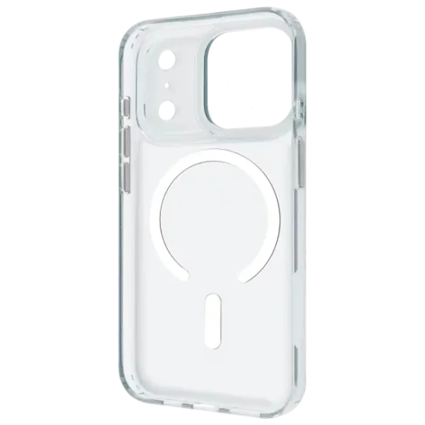 Чехол для смартфона Apple iPhone 17 Pro Max Apple / MagSafe Back / ТПУ / Черный Белый photo 2