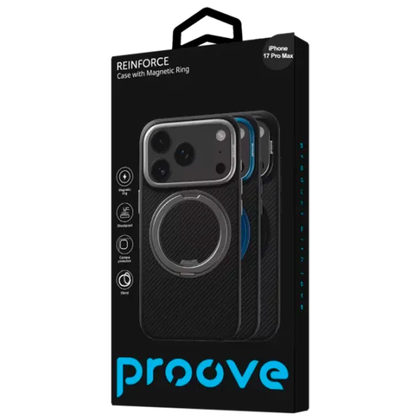 Husă pentru smartphone Apple iPhone 17 Pro Max Apple / MagSafe Back / TPU / Carbon Black photo 5