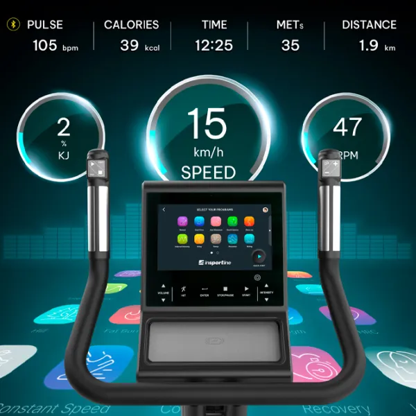 Bicicletă fitness Insportline Velocer UB  / Gray photo 9